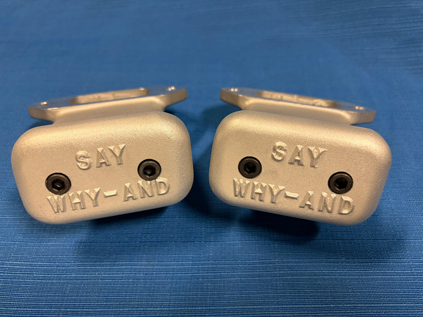 SAY WHY-AND 90 degree Valve Cover Breathers Pair