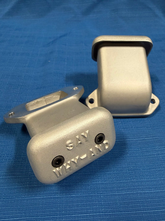 SAY WHY-AND 90 degree Valve Cover Breathers Pair